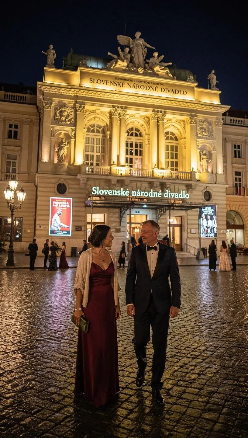 A scenic landscape of the High Tatras mountains, highlighting lush greenery and dramatic peaks under a clear blue sky.