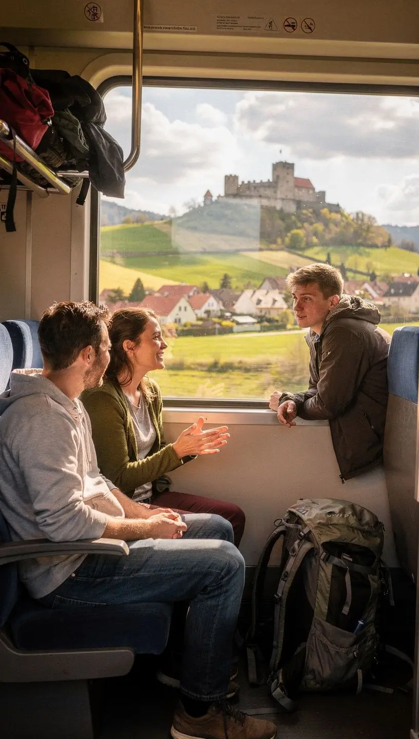 A cultural festival in Nitra, displaying traditional Slovak folk dance performances and colorful costumes that celebrate local heritage.
